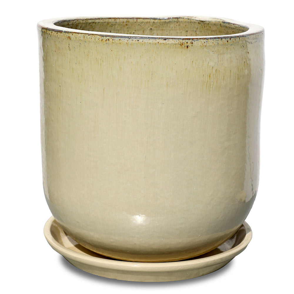 ZEIST CREAMY CERAMIC PLANTER