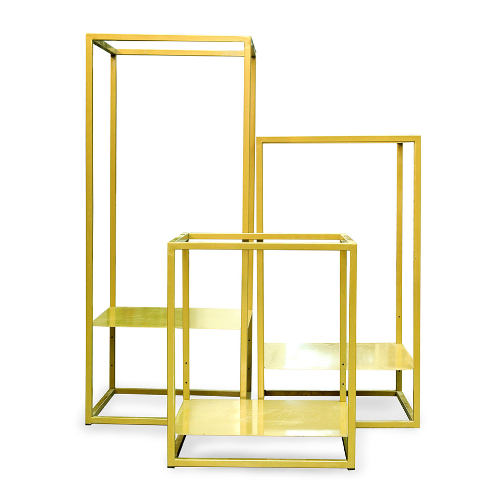 MENTON GOLD IRON STAND - ستاند حديد ذهبي