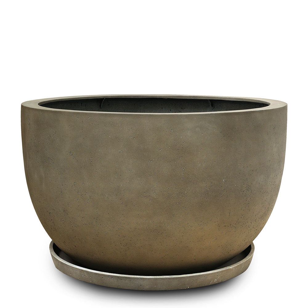 MELBOURNE NATURAL CONCRETE SURFACE PLANTER - حوض ملبورن