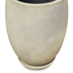 EMERALD FIBER PLANTER NATURAL WHITE - حوض ايميرالد العتيق الأبيض