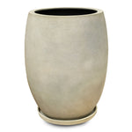 EMERALD FIBER PLANTER NATURAL WHITE - حوض ايميرالد العتيق الأبيض