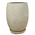 EMERALD FIBER PLANTER NATURAL WHITE - حوض ايميرالد العتيق الأبيض