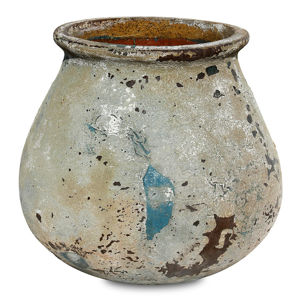 GELEEN GREEN CERAMIC PLANTER