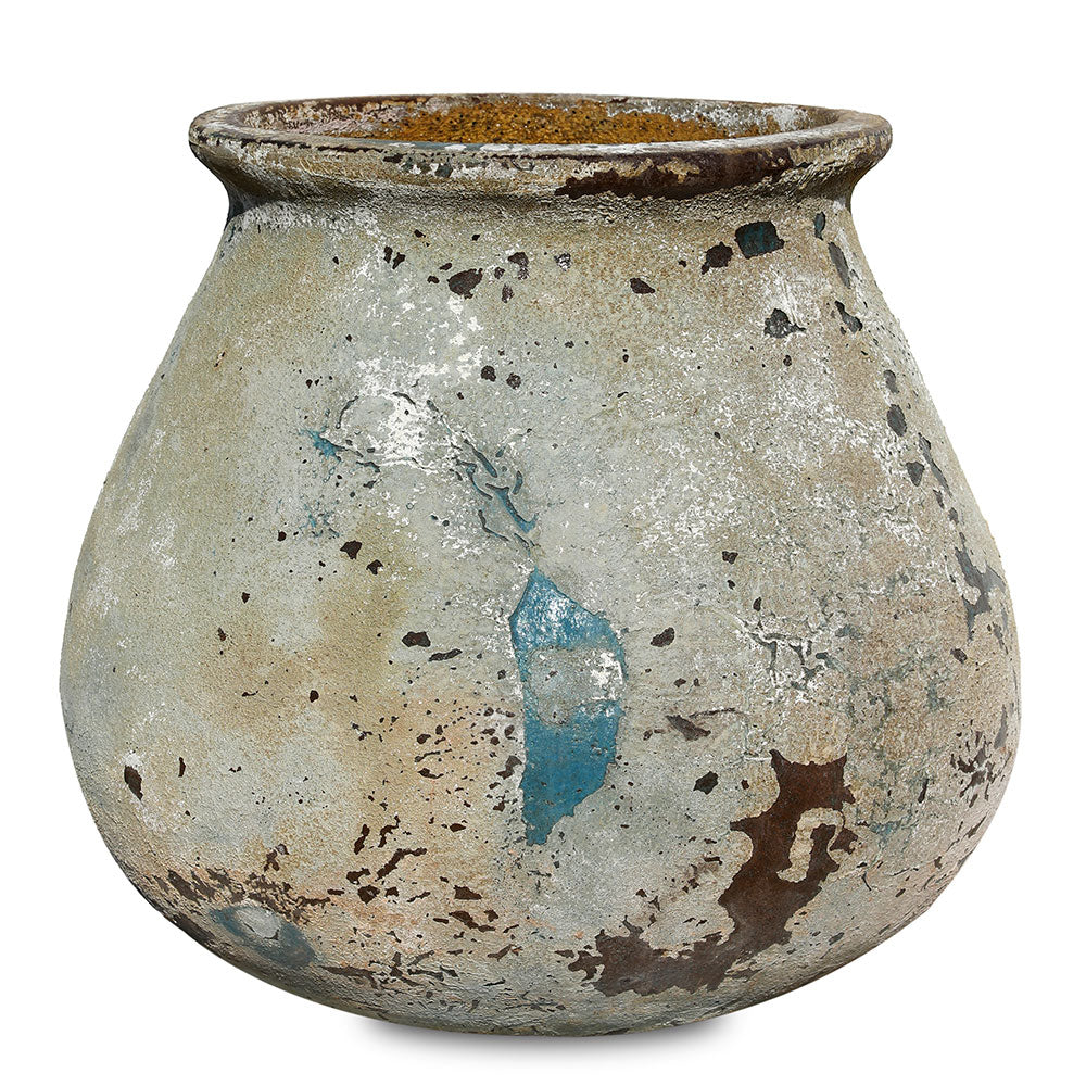 GELEEN GREEN CERAMIC PLANTER