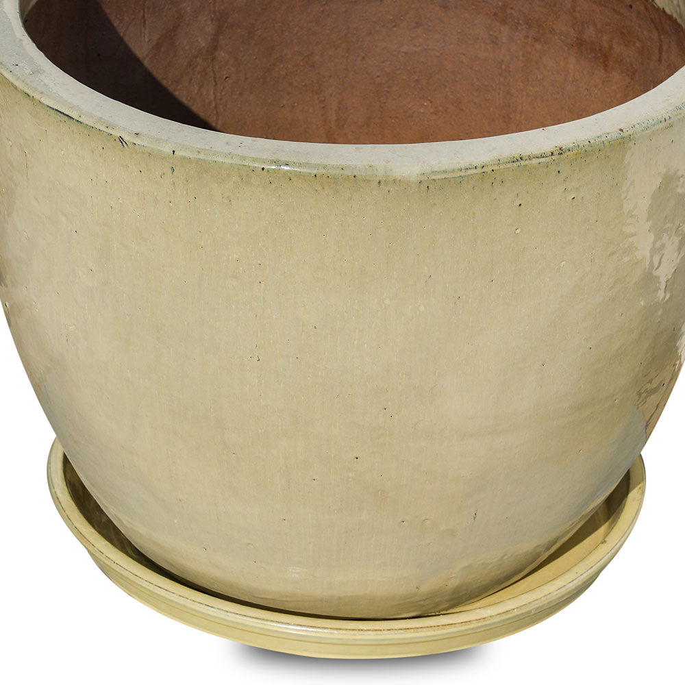 HOUTEN CREAMY CERAMIC PLANTER