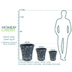CAMPANA AEGEAN BLUE PLANTER - حوض كامبانو الازرق المميز