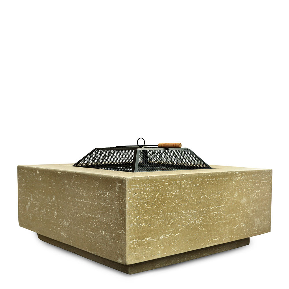 TELFORD BEIGE SQUARE FIRE PIT