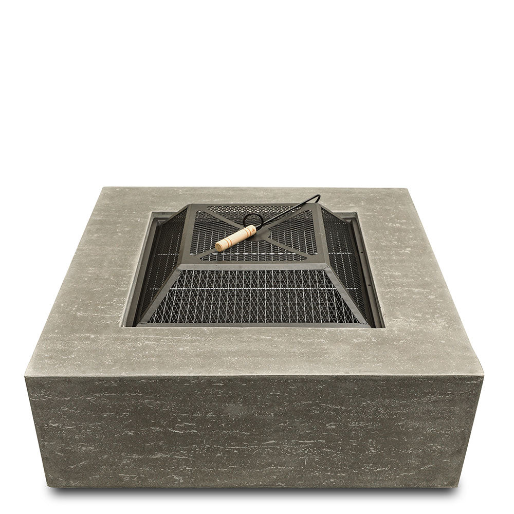 TELFORD GREY SQUARE FIRE PIT