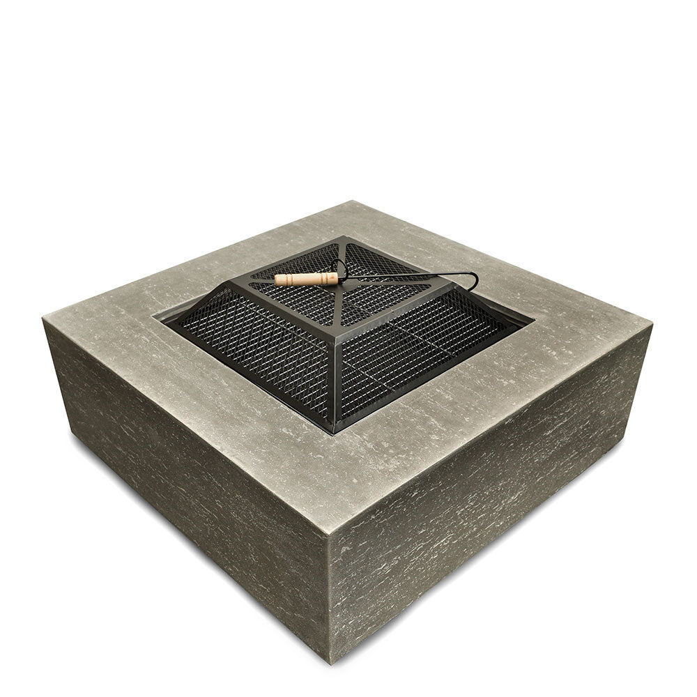TELFORD GREY SQUARE FIRE PIT