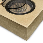 SWINDON BEIGE RECTANGULAR FIRE PIT