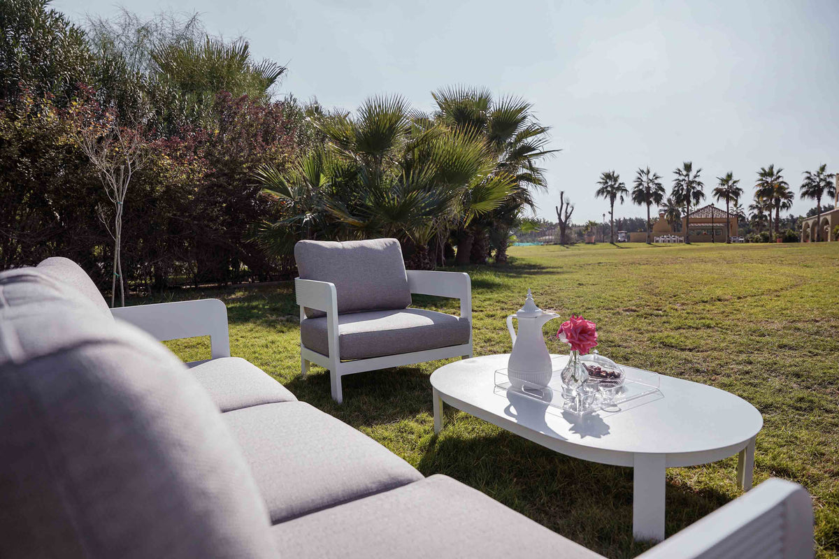 LEUVEN WHITE SOFA SET - طقم أريكة - أبيض