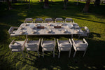 LIMBOURG BEIGE VERSATILE DINING SET L-215CM (EXPANDABLE TO 315CM) - طقم طاولة طعام - بيج