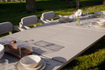 LIMBOURG BEIGE VERSATILE DINING SET L-215CM (EXPANDABLE TO 315CM) - طقم طاولة طعام - بيج