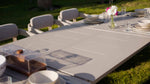 LIMBOURG BEIGE VERSATILE DINING SET L-215CM (EXPANDABLE TO 315CM) - طقم طاولة طعام - بيج