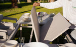 LIMBOURG BEIGE VERSATILE DINING SET L-215CM (EXPANDABLE TO 315CM) - طقم طاولة طعام - بيج