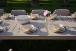 LIMBOURG BEIGE VERSATILE DINING SET L-215CM (EXPANDABLE TO 315CM) - طقم طاولة طعام - بيج