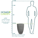 PERUGIA GREY PLANTER 40 CM - حوض بيروجيا الرمادي 40 سم