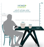 PEORIASH WHITE PLANTER - حوض بيورياش الابيض