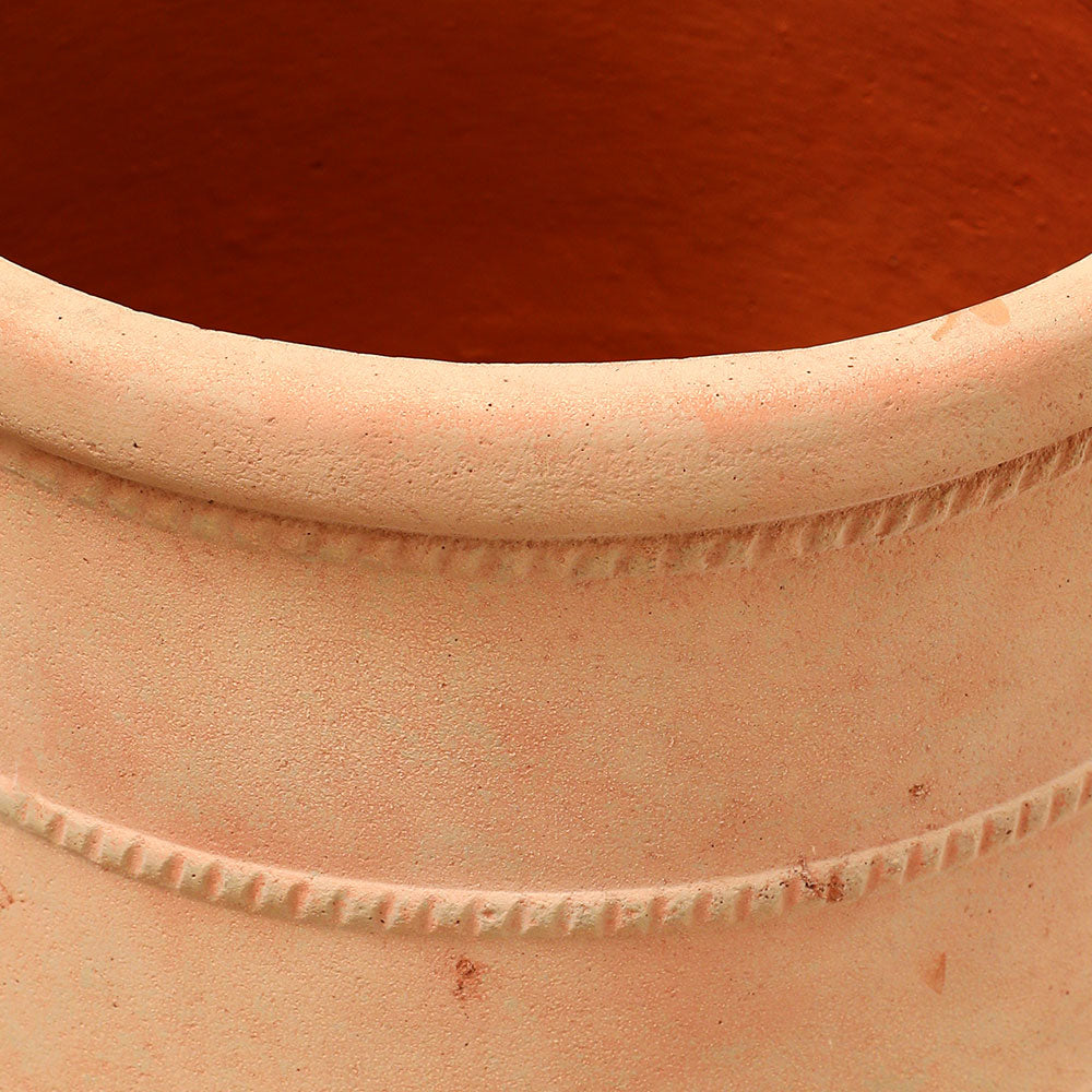 PAVIO ORANGE PLANTER D52CM - حوض بافيو الفخاري