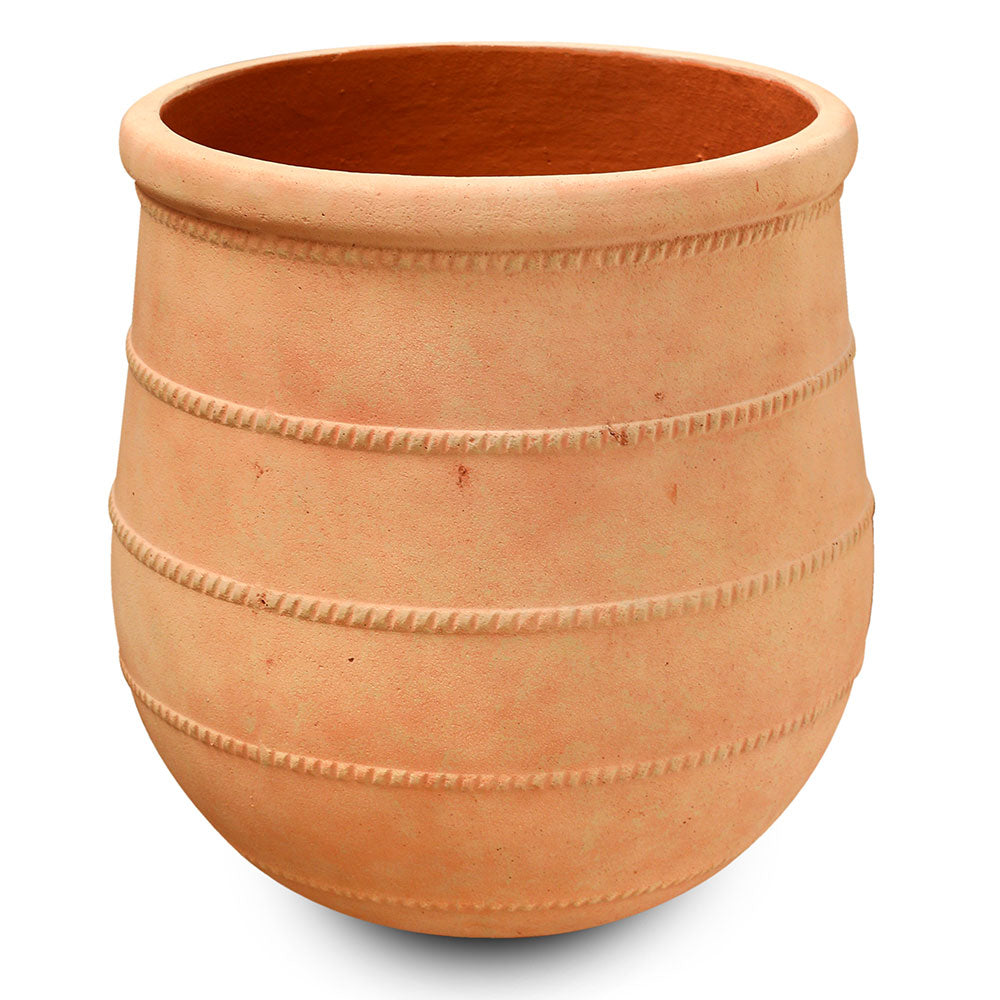 PAVIO ORANGE PLANTER D52CM - حوض بافيو الفخاري