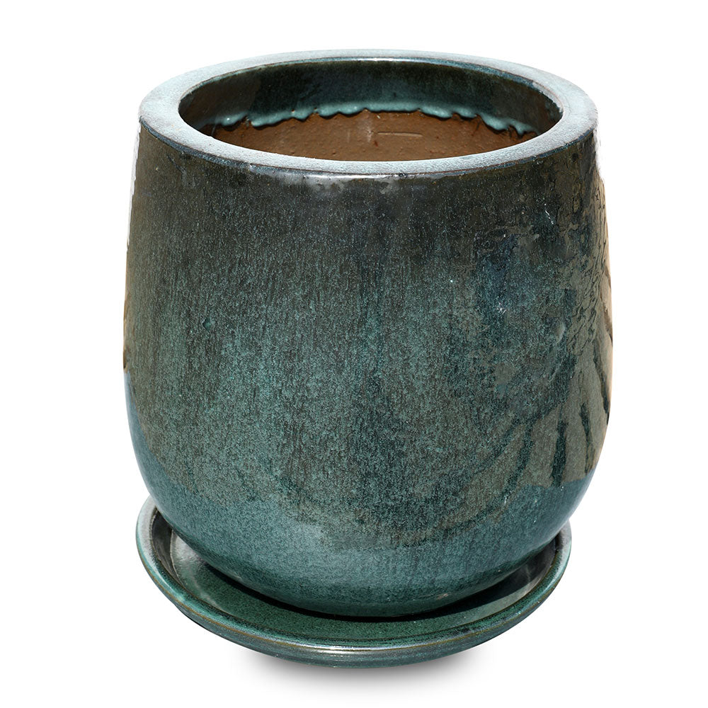 GENDT MISTY GREEN CERAMIC POT