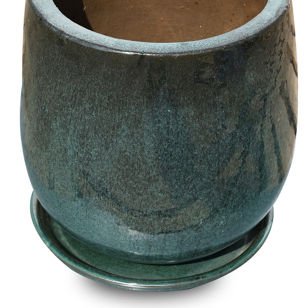 GENDT MISTY GREEN CERAMIC POT