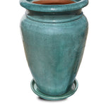 VEENDAM MISTY GREEN CERAMIC PLANTER