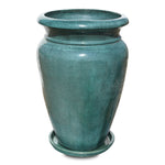 VEENDAM MISTY GREEN CERAMIC PLANTER