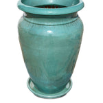 VEENDAM TURQUOISE CERAMIC PLANTER