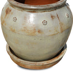 MONTFORT ANTIQUE WHITE CERAMIC PLANTER