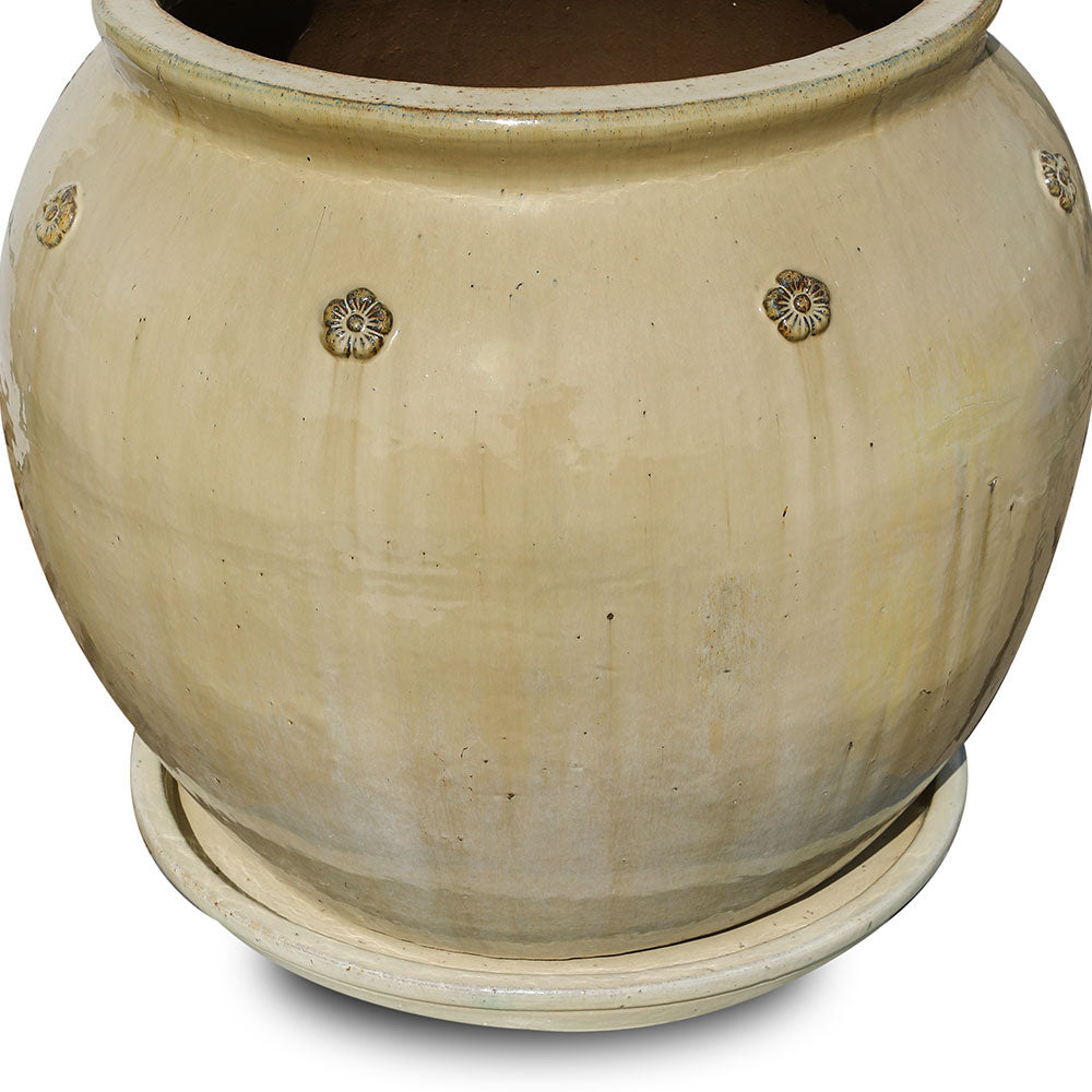 MONTFORT CREAMY CERAMIC PLANTER