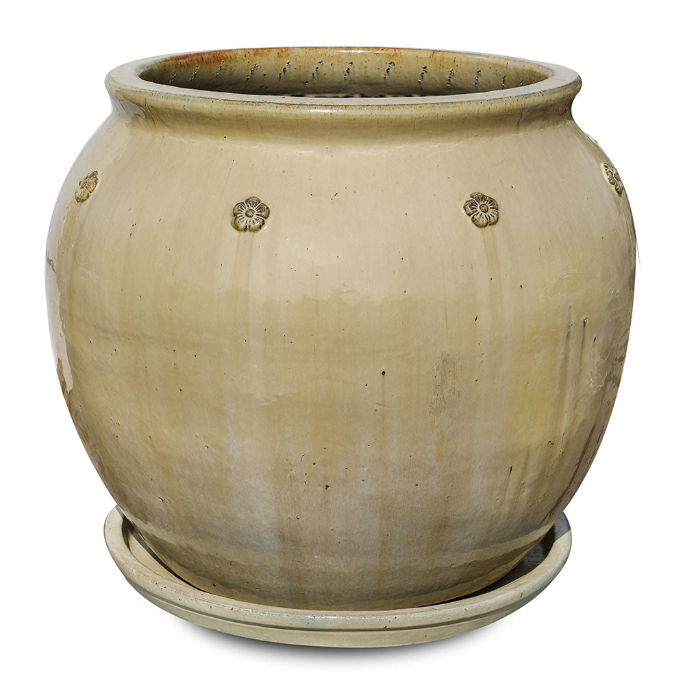 MONTFORT CREAMY CERAMIC PLANTER