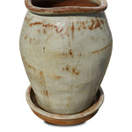 HEERLEN ANTIQUE WHITE CERAMIC PLANTER