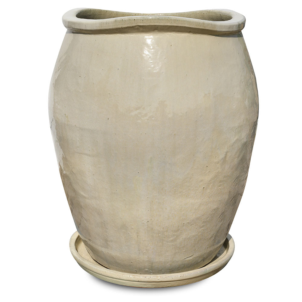 HEERLEN CREAMY CERAMIC PLANTER