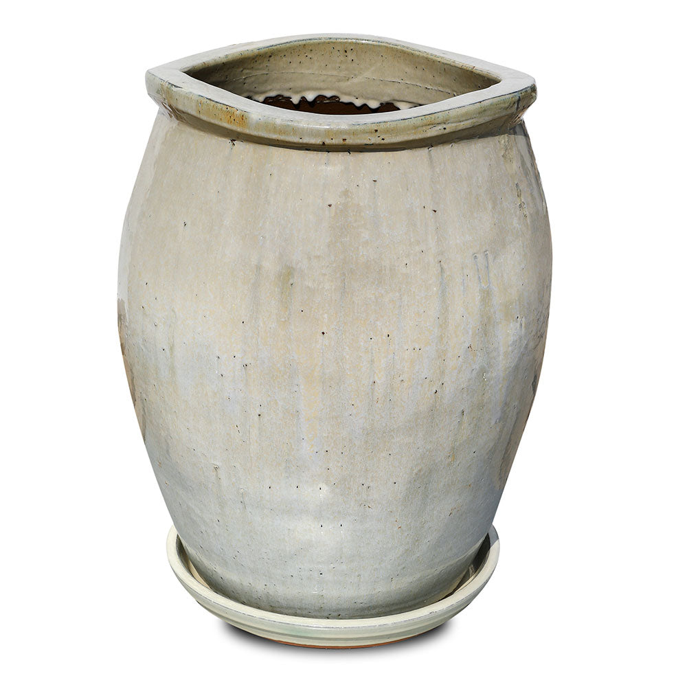 HEERLEN CREAMY CERAMIC PLANTER