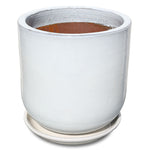 ZEIST WHITE CERAMIC PLANTER