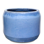 RHENEN ICY BLUE CERAMIC PLANTER