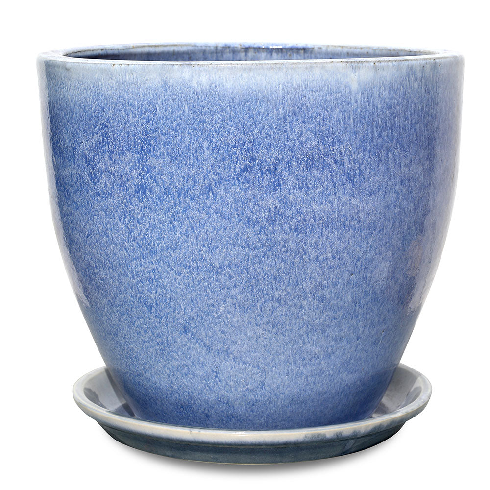 EEMNES ICY BLUE CERAMIC PLANTER