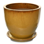 EEMNES CARAMEL CERAMIC PLANTER