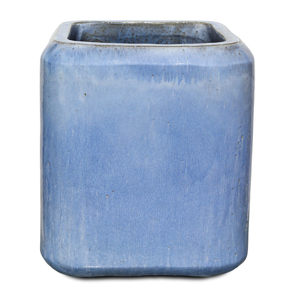 EDAM ICY BLUE CERAMIC PLANTER