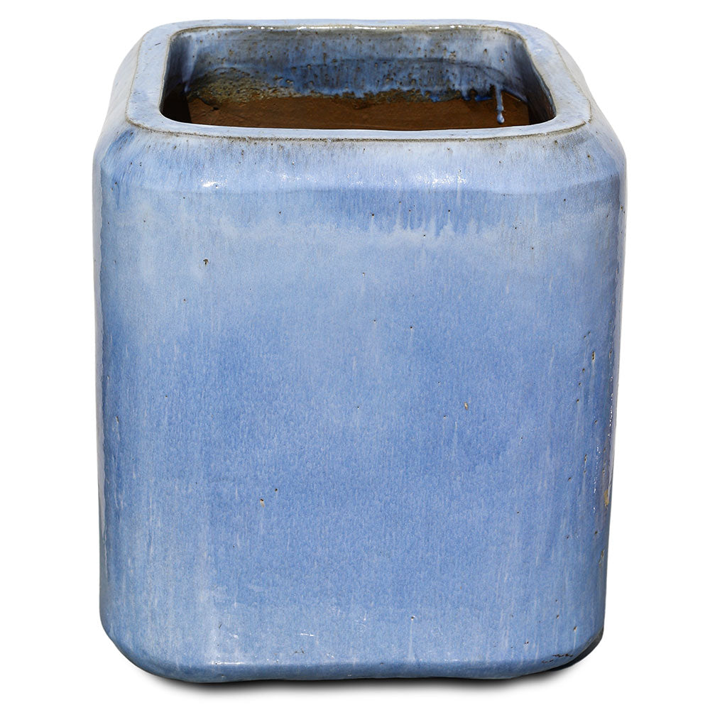 EDAM ICY BLUE CERAMIC PLANTER