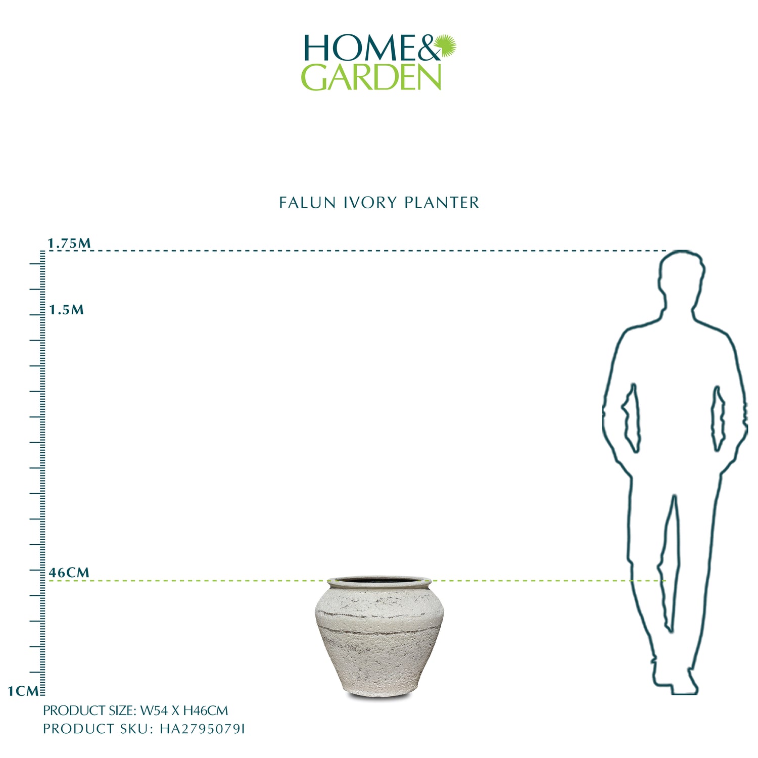 FALUN IVORY PLANTER