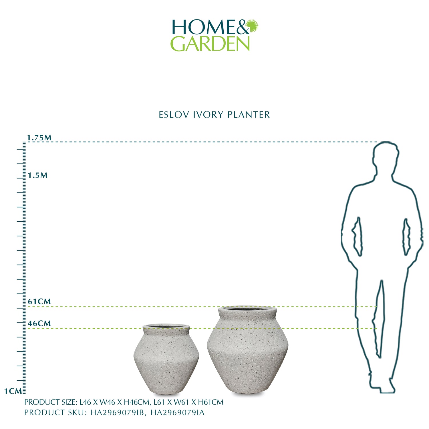 ESLOV IVORY PLANTER