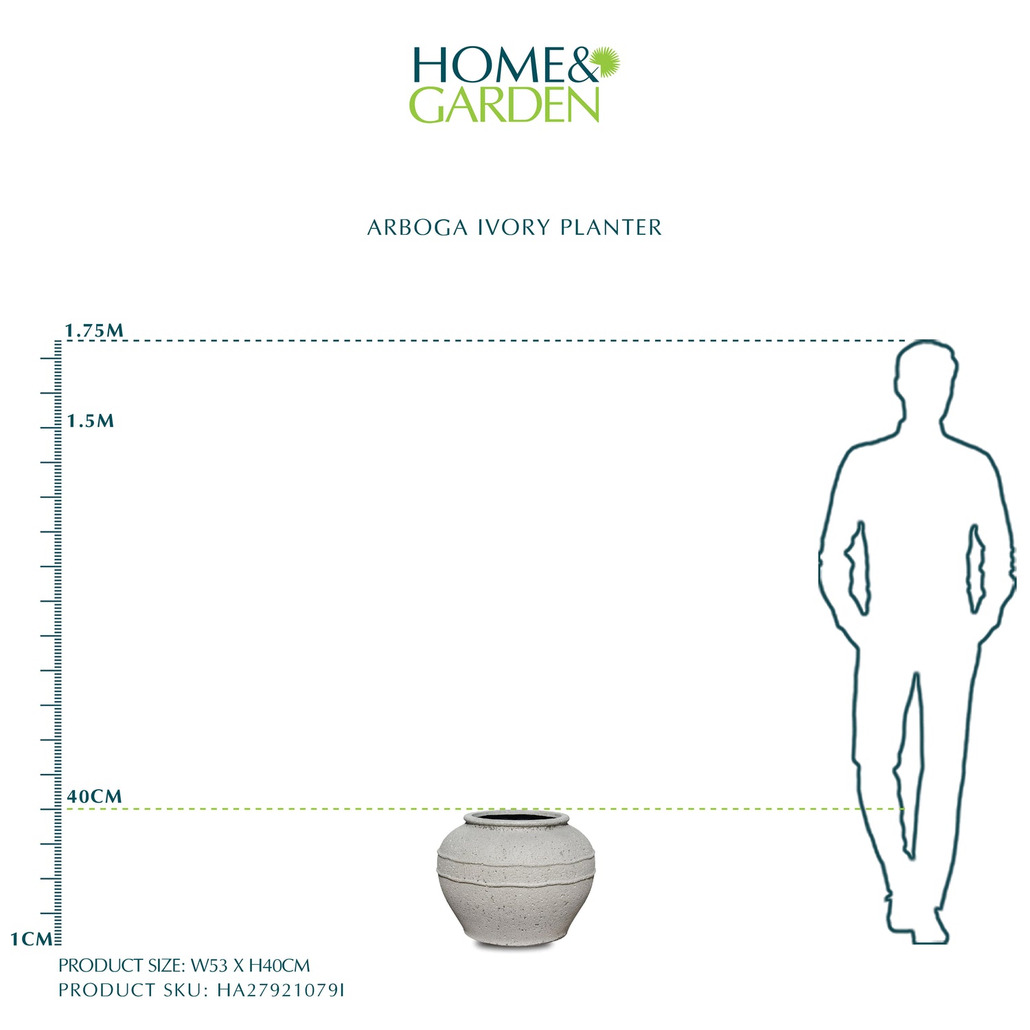 ARBOGA IVORY PLANTER
