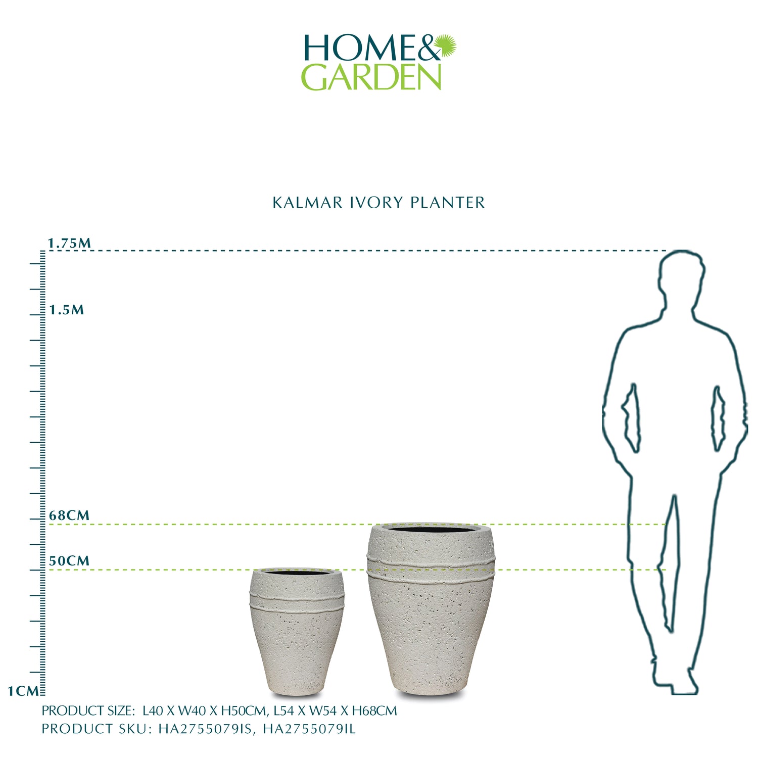 KALMAR IVORY PLANTER
