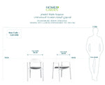 OUDENBURG WHITE VERSATILE DINING SET L-230CM (EXPANDABLE TO 300 CM) - طقم طاولة طعام - أبيض
