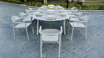 OUDENBURG BEIGE VERSATILE DINING TABLE SET L-230CM (EXPANDABLE TO 300 CM) - طقم طاولة طعام - بيج