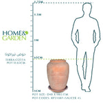 TERRA-COTTA POT H-65cm حوض تيراكوتا