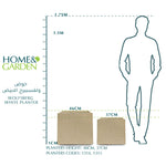 WOLFSBERG WHITE PLANTER 44 CM - حوض ولفسبيرج الابيض
