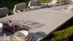 OUDENBURG BEIGE VERSATILE DINING TABLE SET L-230CM (EXPANDABLE TO 300 CM) - طقم طاولة طعام - بيج